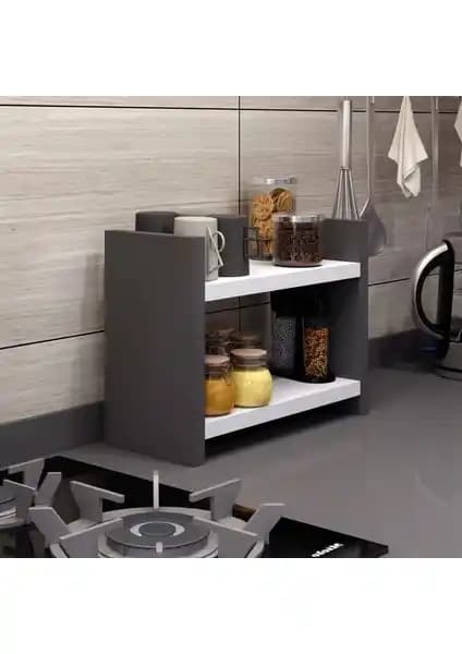 Bicabin Denis Tezgah Üstü Pratik Mutfak Rafı: Modern ve Dayanıklı Çözüm