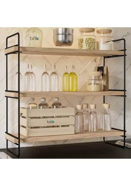 Bino Çok Amaçlı Mutfak ve Banyo Rafı: Dayanıklı ve Şık Tasarım ile Çok Yönlü Kullanım