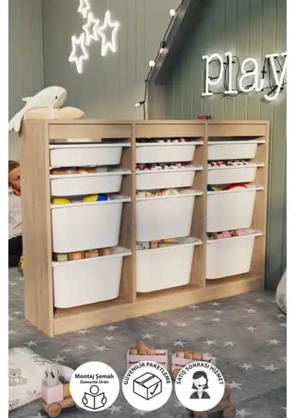 Bofigo 12 Sepetli Çok Amaçlı Dolap Modern Tasarım ve Fonksiyonellik Sunar