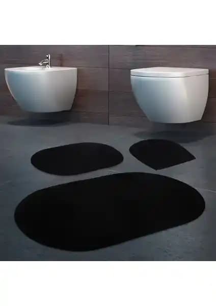 Bonny Home 3'lü Siyah Kaymaz Taban Banyo Paspası ve Halısı Seti Özellikleri ve Kullanım Rehberi