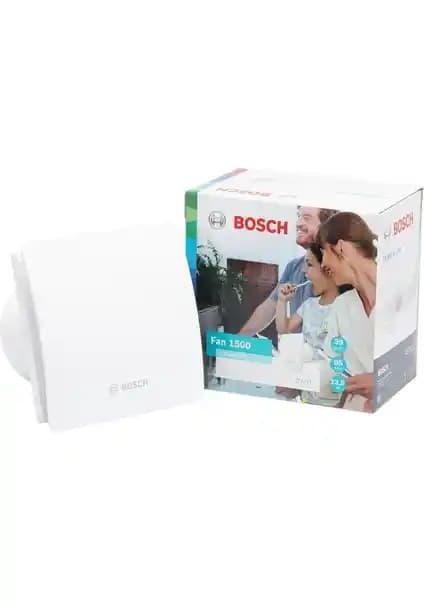Bosch Banyo Aspiratörü 1500 Serisi Beyaz 100 mm Çap Güçlü Performans ve Estetik