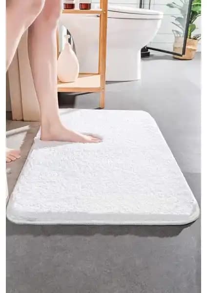 Brilla Home Tekli Post Peluş Banyo Paspası Konfor ve Güvenlik Sağlayan Modern Tasarım