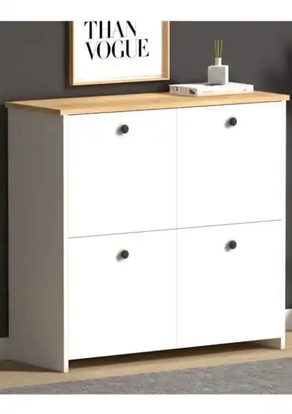 Buzkan Mobilya %100 MDF Laminat Cube Ayakkabılık Modern ve Sağlam Tasarım