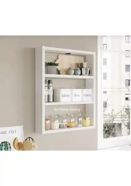 By Dekor Mutfak Duvar Rafı: Estetik ve Dayanıklı Tasarım ile Mutfak ve Ev Dekorasyonunu Güçlendirin