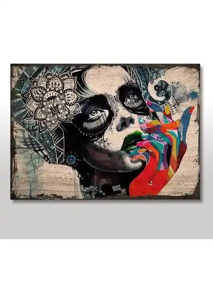 Cakasepetim Ahşap Tablo Boyalı Kan: Modern ve Dayanıklı Ev Dekorasyonu İçin Sanat Eseri