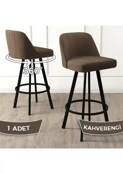 Canisa Concept Atex Serisi 360°C Döner Bar Sandalyesi Modern Tasarım ve Dayanıklılık