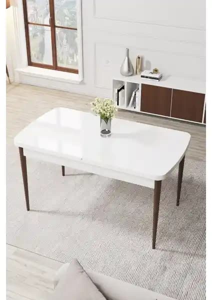 Canisa Concept Par Serisi Modern Açılabilir Mutfak Masası Günlük ve Özel Kullanım İçin