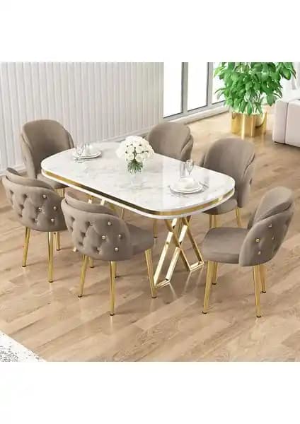 Canisa Zae Serisi 90x168 Lak Panel Masa Takımı Modern ve Şık Tasarım Özellikleri