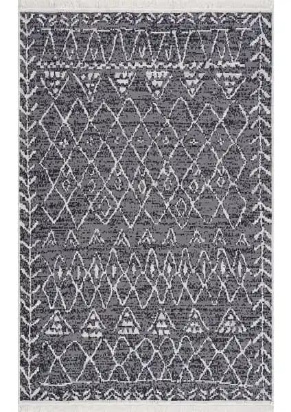 Caretta Home Çift Taraflı Mistik Desenli Dokuma Kilim Modern İç ve Dış Mekan Kullanımı İçin