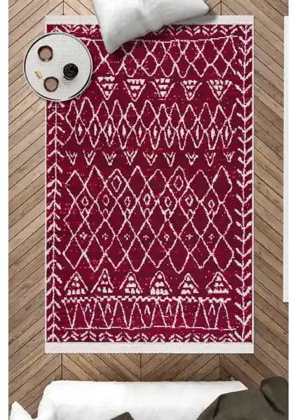 Caretta Home Mistik Desenli Çift Taraflı Modern Dokuma Kilim - Dayanıklı ve Şık Tasarım