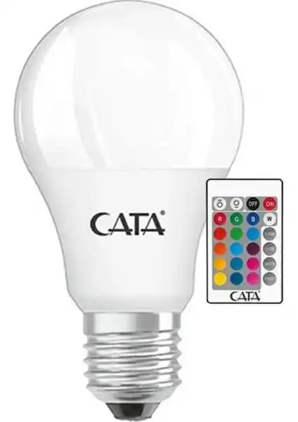 Cata CT-4058 LED RGB Ampul Uzaktan Kumanda ile Renk Değiştirme ve Dimleme Özelliği