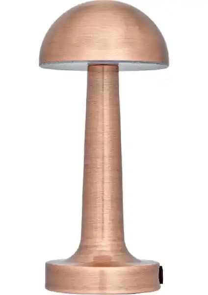 Cata Retro Bakır Dokunmatik Şarjlı Masa Lambası Modern ve Şık Tasarım Özellikleri