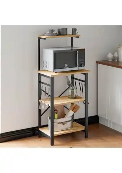 Ceramical MB1 Yükseklik Ayarlı Mutfak Bangosu Çam Rengi Modern Tasarım ve Fonksiyonellik