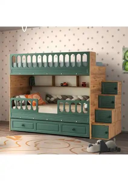 Çetin Ranza Panjur Yavrulu Ranza: Estetik ve Fonksiyonel Çocuk Odası Mobilyası