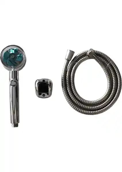 Çevik Yapı Su Tasarruflu Pervaneli Oynar Başlıklı Duş Seti Modern Banyo İçin Yenilikçi Çözüm