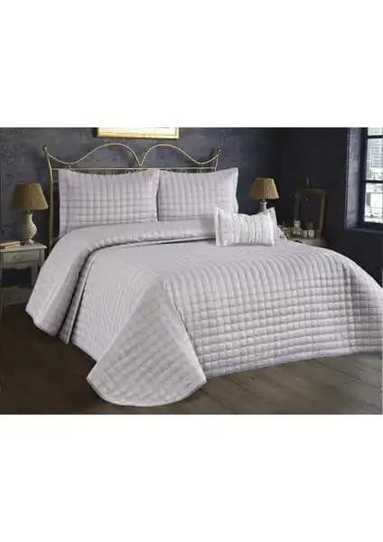 Çeyiz Diyarı Yıldız Çift Kişilik Kapitoneli Yatak Örtüsü Modern ve Şık Tasarım