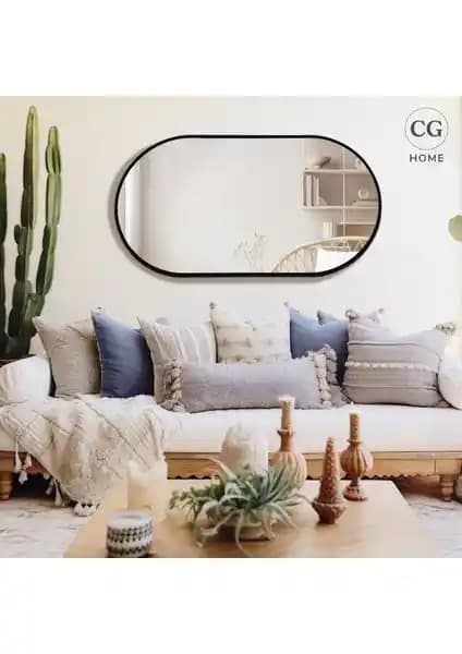 Cg Home Model Alfa Dekoratif Elips Aynası Modern ve Şık Tasarım Özellikleri