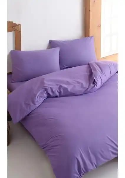 Colorpool Visual Path Lila Nevresim Takımı: Estetik ve Dayanıklı Çift Kişilik Set