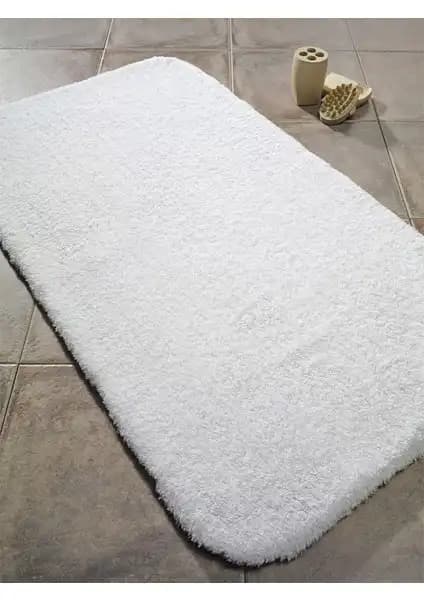 Confetti Organic Soft 1500 Banyo Halısı Gr Beyaz Doğal ve Konforlu Pamuklu Banyo Paspası