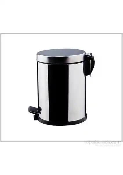 Cossiness Paslanmaz Pedallı Çöp Kovası 5 Lt - Dayanıklı ve Estetik Tasarım