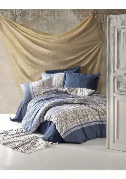 Cotton Box Toprak Serra Lacivert Çift Kişilik Nevresim Takımı Özellikleri ve Kullanım Rehberi