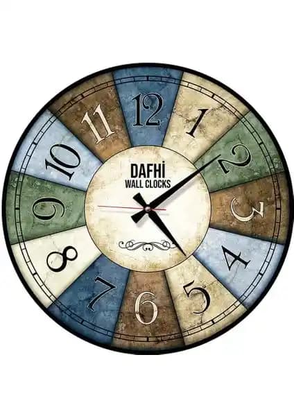 Dafhi Ahşap Duvar Saati 45x45 Modern ve Estetik Tasarım ile Dekorasyonunuza Şıklık Katar