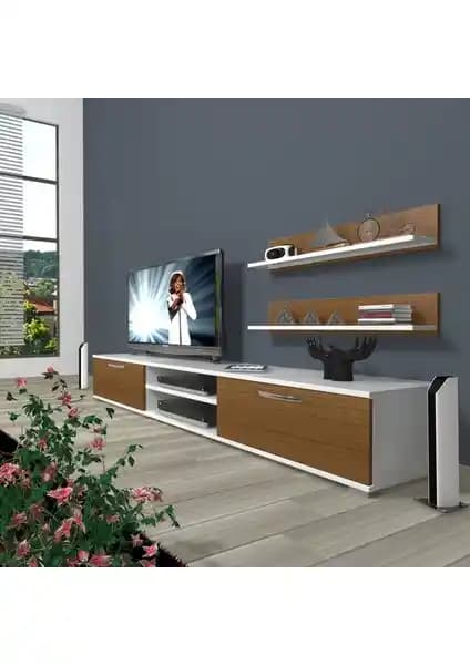 Decoraktiv Eko 4 MDF Dvd Tv Ünitesi Modern Tasarım ve Kullanışlılık Sağlayan Mobilya Seçeneği