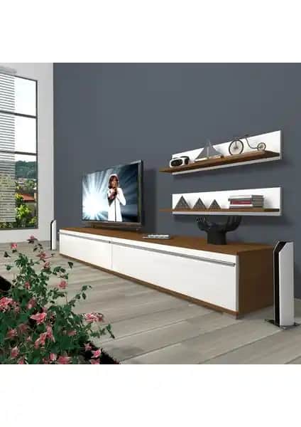 Decoraktiv Eko 4 MDF Standart TV Ünitesi Modern Tasarım ve Dayanıklı Malzeme Özellikleri