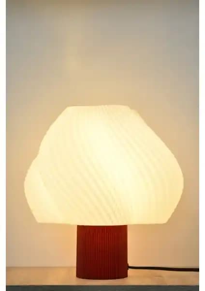 Deep Concept Creamaura Modern Kırmızı Abajur ile Evinize Şık ve Modern Dokunuş