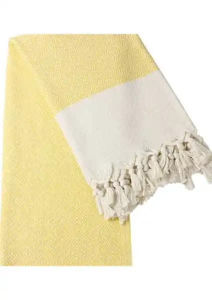 Didyma Diamond Sarı Peştemal Takımı: Geleneksel ve Modern Tasarımın Birleşimi