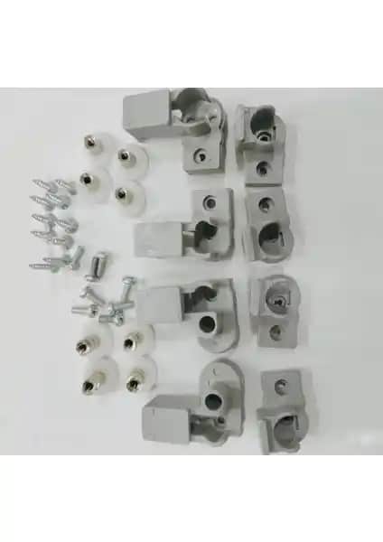 Diyar Duş 1 Sabit 2 Kayar Plastik Camlı ve Plastik Kabinlere Uyumlu Tekerlek Takımı