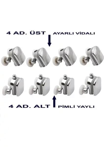 Dizayn Duşakabin Cam Kabin Tekerleği 8'li Takım Detaylı İnceleme ve Kullanıcı Yorumları