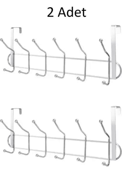 Doğuş Mutfak 2'li Metal Kapı Arkası Askılar ile Pratik ve Şık Düzen Sağlama