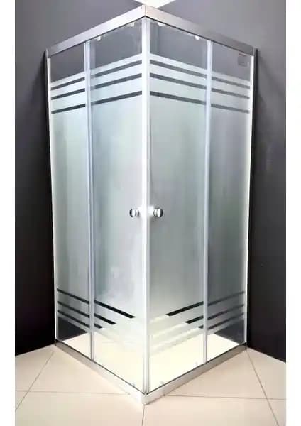 Durul Kare Desenli Duşakabin: Estetik ve Fonksiyonellik Sunan Modern Tasarım