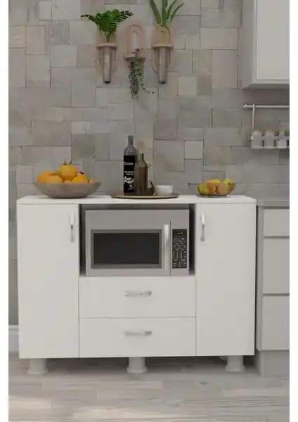 Durusilya Çok Amaçlı Mutfak ve Balkon Dolabı 120 cm genişlikte dayanıklı tasarım