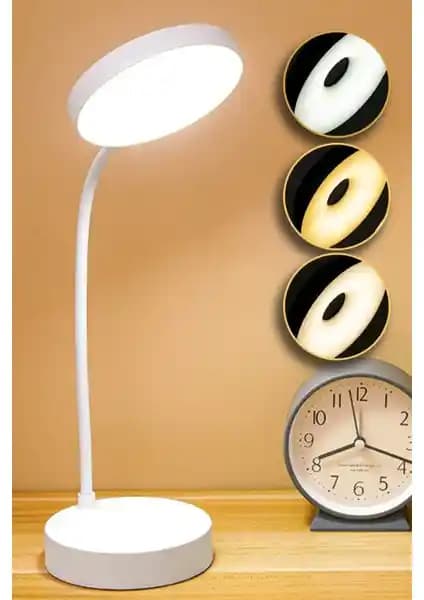 Ecuy Şarjlı LED Masa Lambası Modern Tasarımı ve Çok Renkli Işık Seçenekleriyle