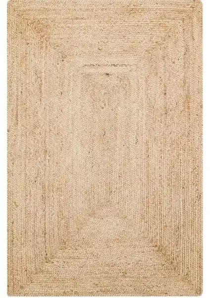 Eko Halı Ech 01 Natural Jüt El Dokuma Sisal Hasır Kilim Modern ve Sürdürülebilir İç Mekan Dekorasyonu