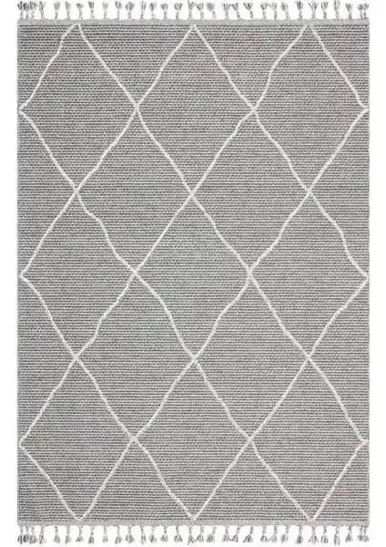 Eko Halı Soho Sh 02 Grey: Modern ve Etnik Motiflerle Dayanıklı İnce Halı