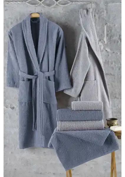 Elart Elart Bornoz Aile Seti: Yüksek Kalite ve Şıklık Sunan Pamuklu Ürün