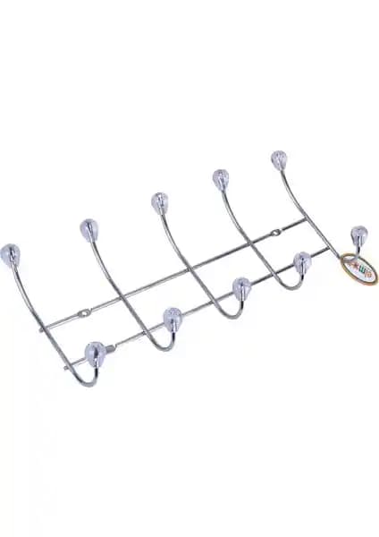 Elmop 5 Li Krom Panel Kapı Arkası Tel Askı: Modern ve Dayanıklı Pratik Aksesuar