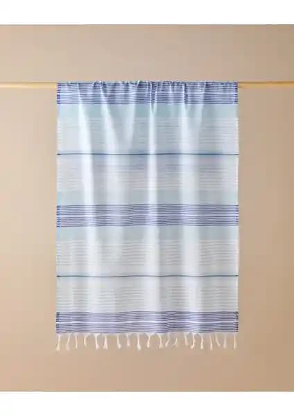 English Home River Pamuklu Çizgili Peştamal: Şık ve Kullanışlı Doğal Pamuklu Banyo Havlusu