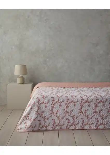 English Home Scroll Flowers Çok Amaçlı Tek Kişilik Örtü Modern ve Fonksiyonel Tasarım