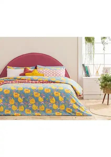 English Home Tulip Paradise Tek Kişilik Nevresim Seti Modern ve Şık Tasarımıyla Huzur Verir