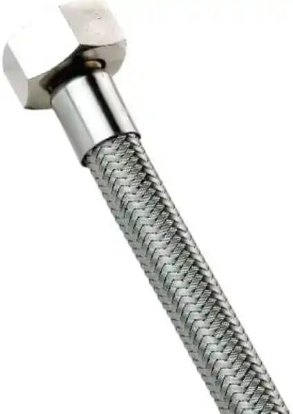 Ennalbur 3/8X3/8 Flex Paslanmaz Hortum 50 Cm Dayanıklı ve Esnek Bağlantı Çözümü