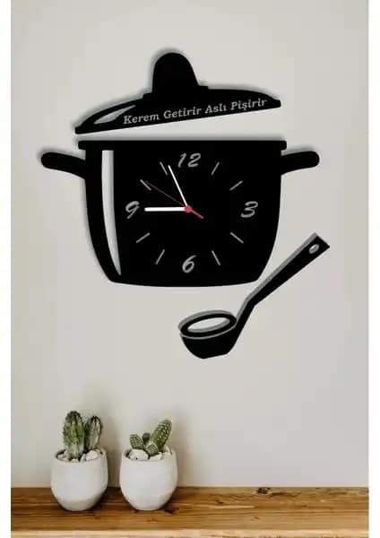 Ensa Design Mutfak Duvar Saati: Şık ve Özelleştirilebilir Modern Mutfak Dekoru