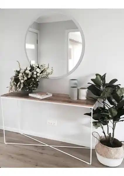 Ersan Dizayn Dekoratif Yuvarlak Ayna: Şık ve Fonksiyonel İç Mekan Dekorasyonu İçin Ideal