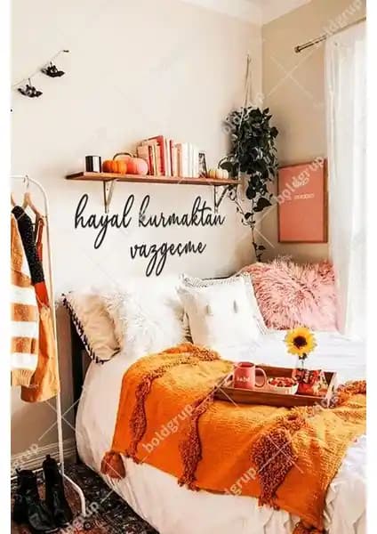 Ev Dekorasyonunu Geliştiren Şık ve Dayanıklı Ahşap Duvar Yazısı Tablo