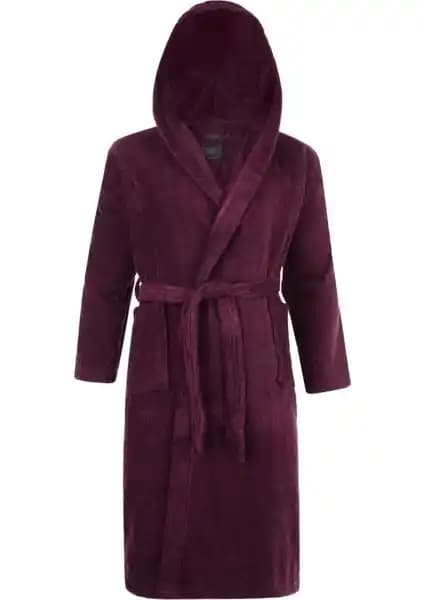 EV-X Kapşonlu Bedenli Bornoz: Şık ve Konforlu Ev Giyim Seçeneği