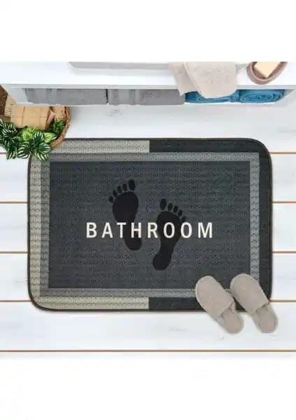 Evidea Soft Bathroom Dikdörtgen Sihirli Banyo Paspası Estetik ve Konfor Sağlayan Tasarım