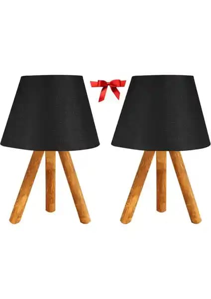 Evlight İkili Abajur Seti Modern ve Şık Tasarımıyla Dekorasyonunuza Zarif Dokunuşlar Ekler